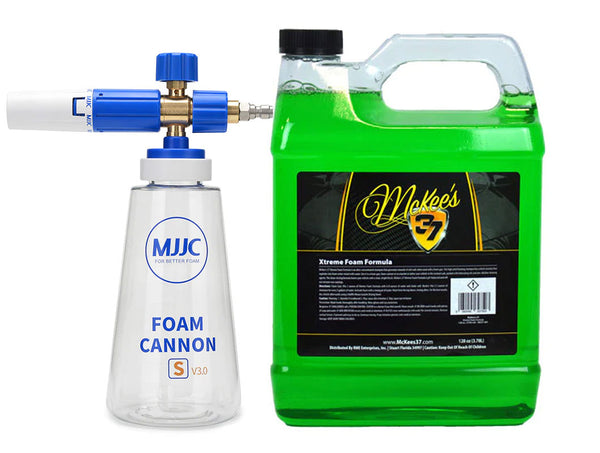 MJJC Foam Cannon McKee's 37 Xtreme Foam Formula Auto Shampoo Combo