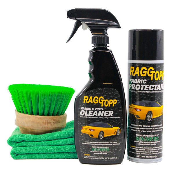 RAGGTOPP Deluxe Convertible Top Fabric Cleaner & Protectant Kit