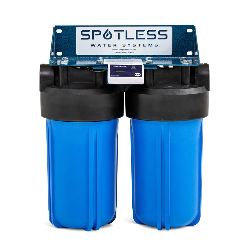 CR Spotless Wall Mount De-ionized Water Filtration System, 100 Gallon Output