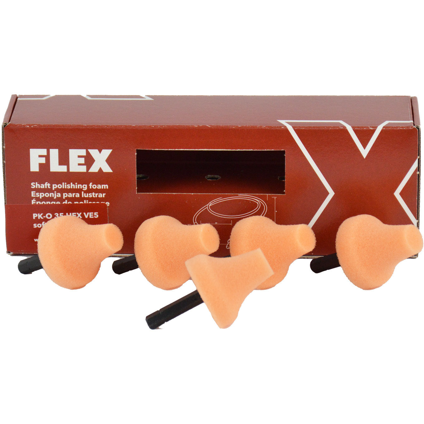 FLEX XCE 10-8 125 Supa Beast Dual Action Polisher Intro Pad Kit