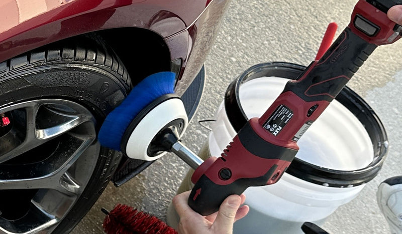 How to machine scrub tires to get them cleaner, better & faster!