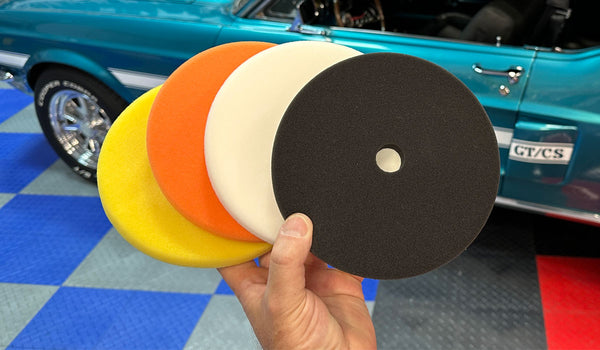 The perfect foam pads for any tool, any job - McKee’s 37 Redline Foam Buffing Pads!