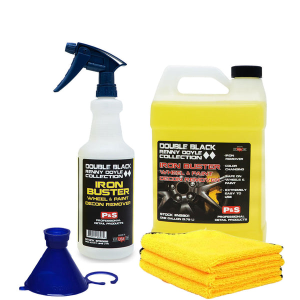 P&S Double Black Collection Iron Buster Wheel And Paint Decon Remover Gallon Refill Kit