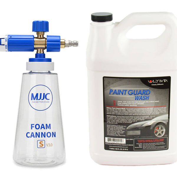 MJJC Foam Cannon Ultima Paint Guard Wash Combo