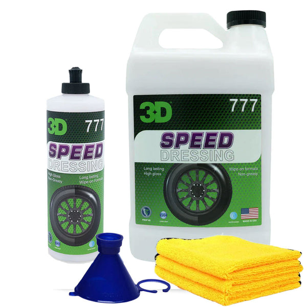 3D SPEED Tire Shine 144 oz. Refill Kit