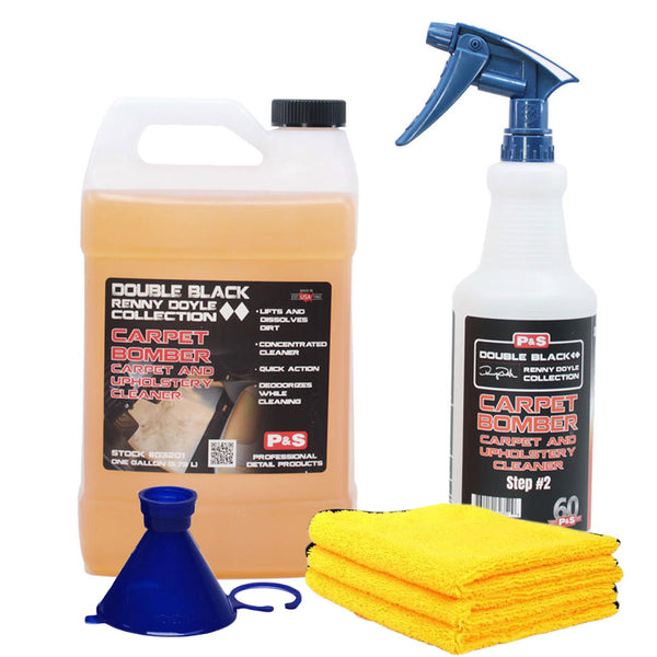 P&S Double Black Collection Carpet Bomber And Upholstery Cleaner Gallon Refill Kit