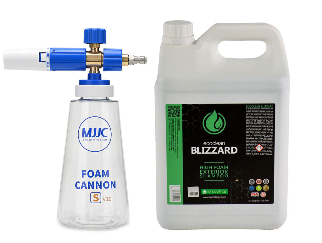 Exterior Wash Kit: Foam Cannon & Blizzard Soap