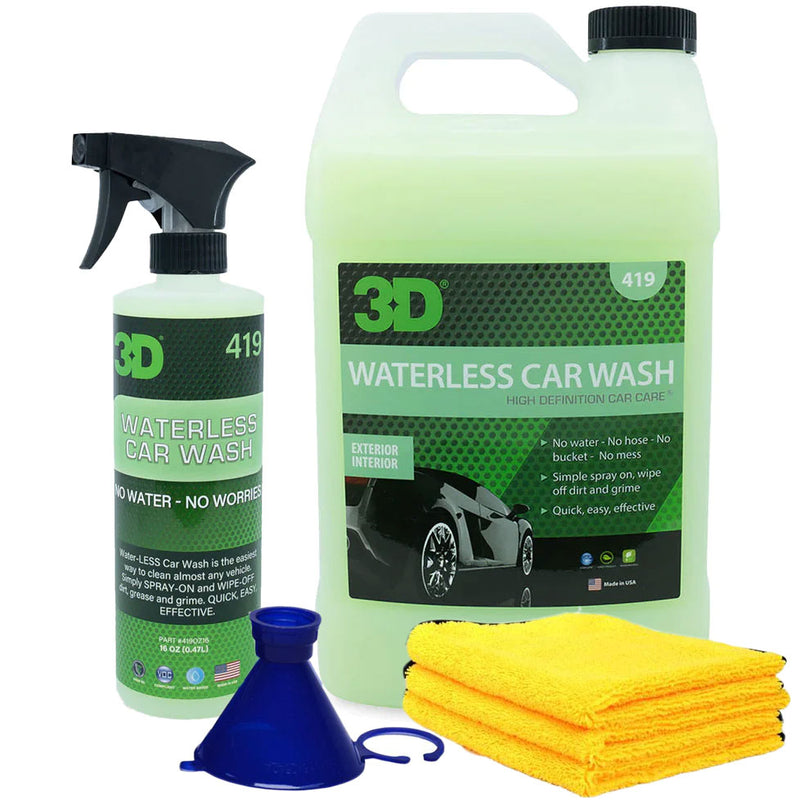 3D Waterless Car Wash 144 oz. Refill Kit