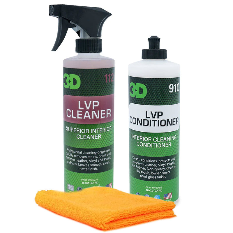 3D Interior Cleaner and Condition Combo