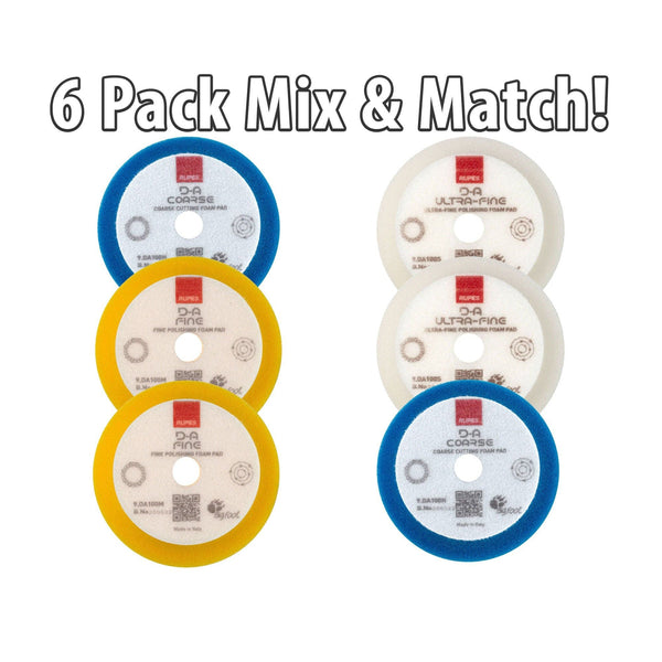 6 Pack 4 Inch RUPES Mix & Match - Your Choice!