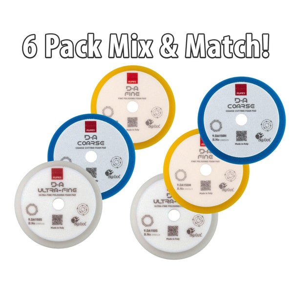 6 Pack 7 Inch RUPES Mix & Match - Your Choice!