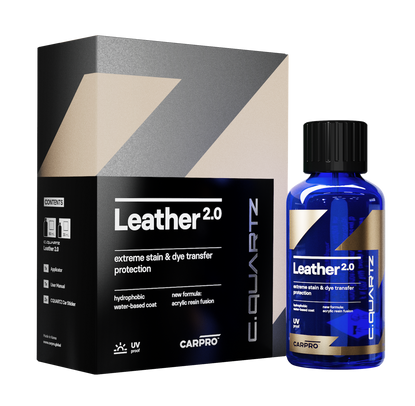 CarPro Cquartz Leather 2.0 - 50ml. Kit