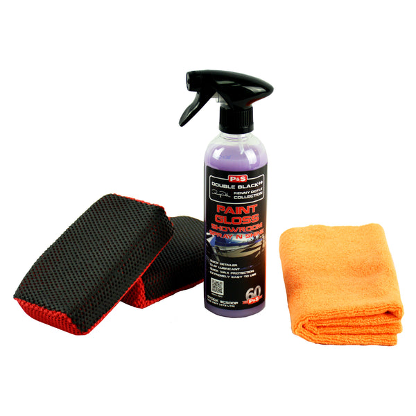 P&S Double Black Collection Reset Clay Scrubber & Spray N Shine Combo