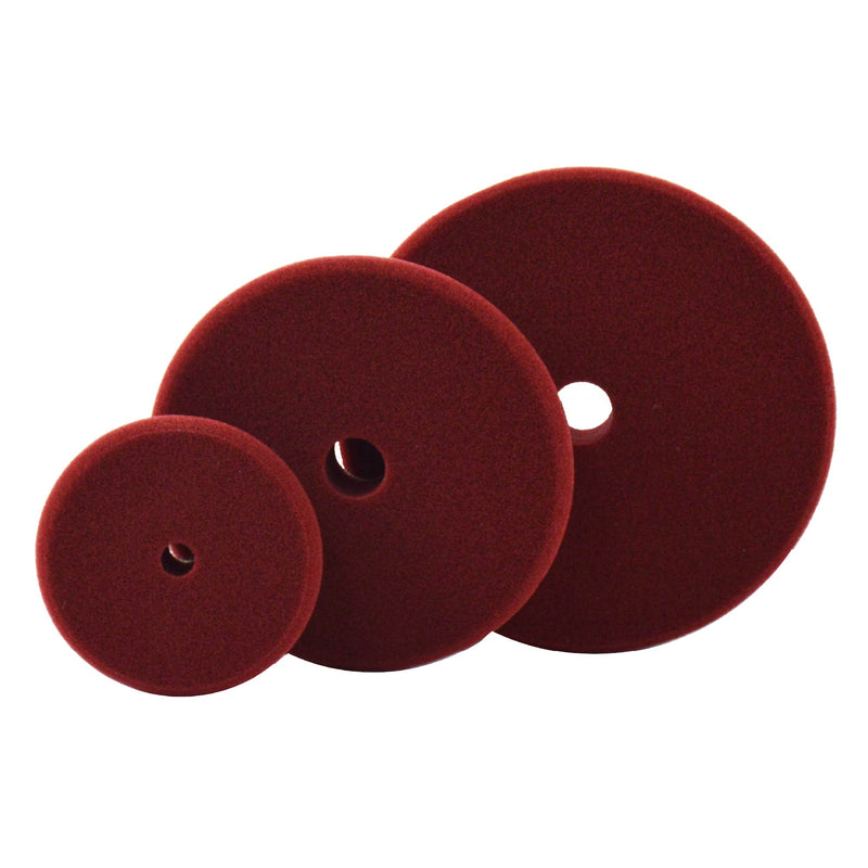 Buff and Shine Uro-Tec Maroon Medium Cut Foam Pad - 3 Sizes Available