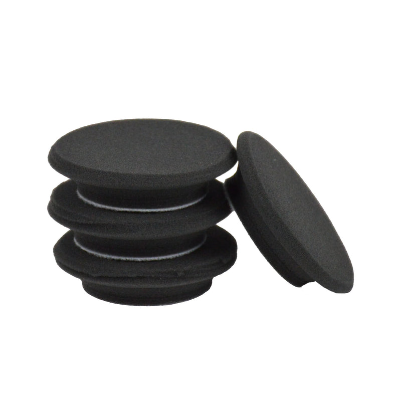 Buff and Shine Uro-Tec 2 Inch Black Finishing Foam Pad (4 Pack)