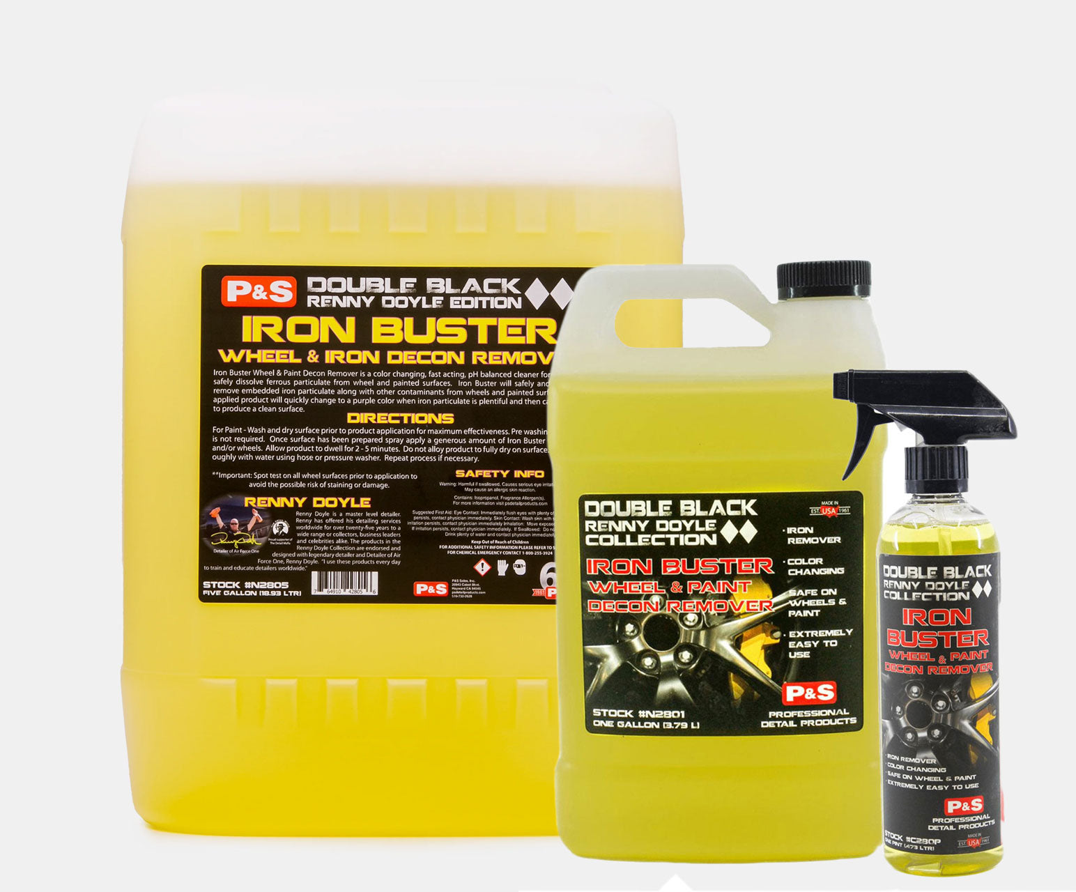 Iron Buster P&S Double Black Collection Iron Buster Wheel And Paint Decon Remover