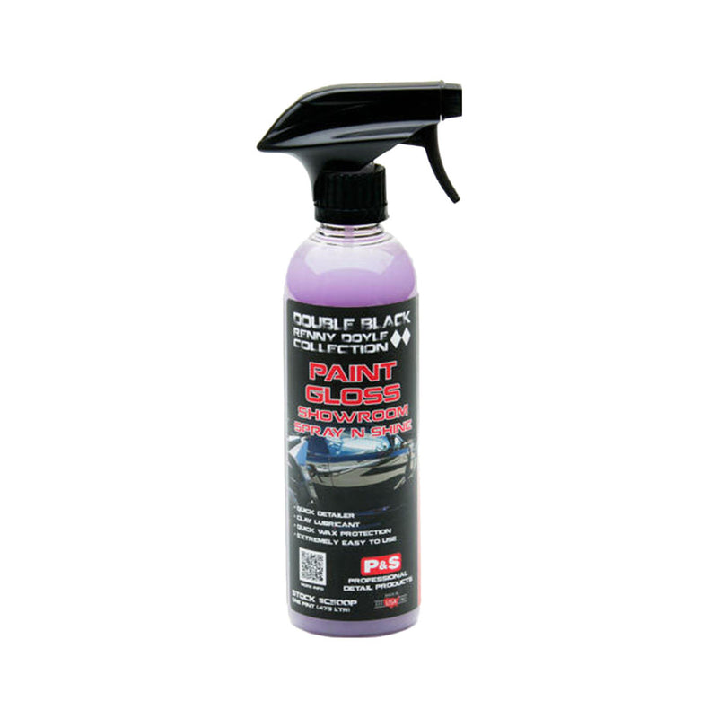 P&S Double Black Collection Paint Gloss Showroom Spray N Shine