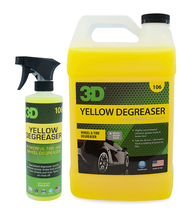3D Yellow Degreaser Wheel Cleaner