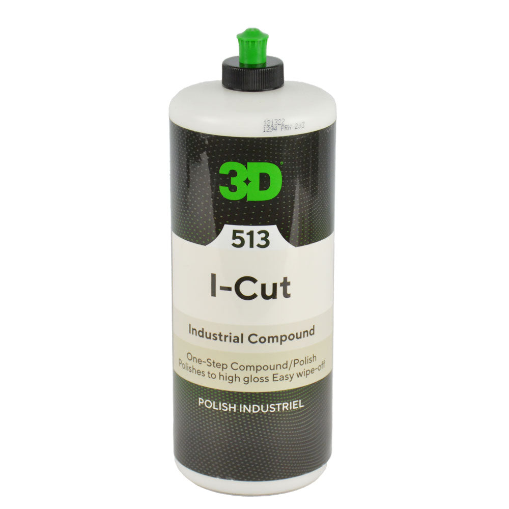 NEW 3D 513  I-Cut 32oz One-Step Industrial Rubbing Compound+