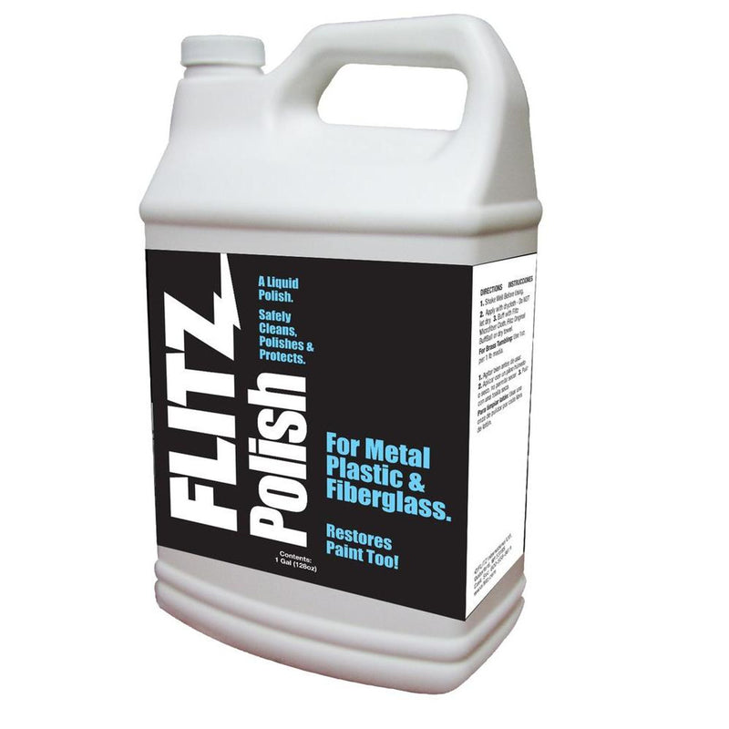  Flitz Multi-Purpose Polish and Cleaner Liquid for All Metal,  Does Not Harm Plastic, Fiberglass, Aluminum, Jewelry, Sterling Silver:  Great for Headlight Restoration and Rust Remover, 3.4 oz - 3 Pack 