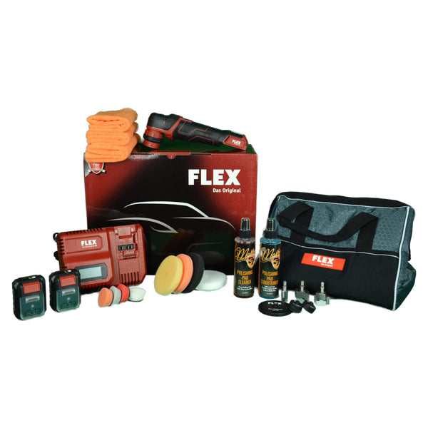 FLEX PXE 80 12-EC Cordless Mini Polisher Deluxe Kit