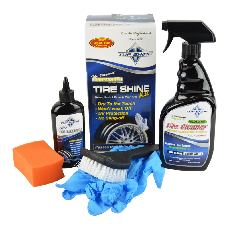 How to Apply a PERMANENT Tire Shine (Tuf Shine Tire Clearcoat